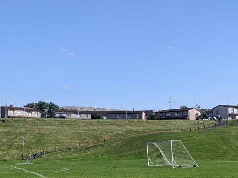 Windmill and Playfield in New Cumnock